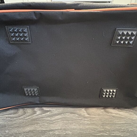 NWOT Genuine Harley Davidson Black Duffel Bag 21x10x10 Gym Travel Zip Closure - Picture 9 of 13